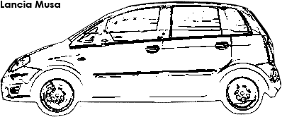 Lancia Musa coloring