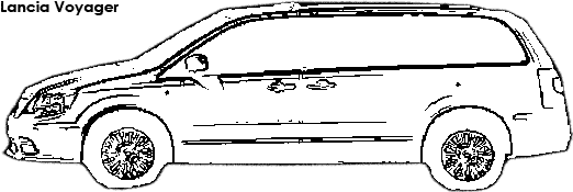 Lancia Voyager coloring