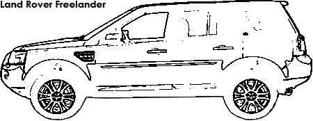 Land Rover Freelander coloring