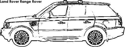 Land Rover Range Rover coloring