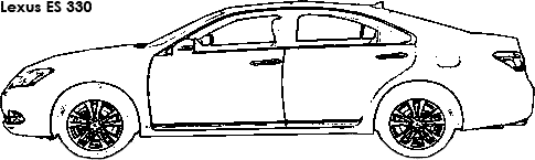 Lexus ES 330 coloring
