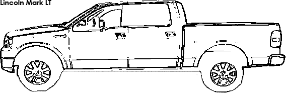 Lincoln Mark LT coloring