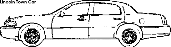 Lincoln Town Car coloring