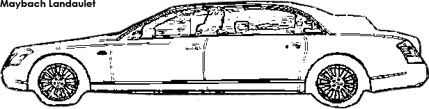 Maybach Landaulet coloring