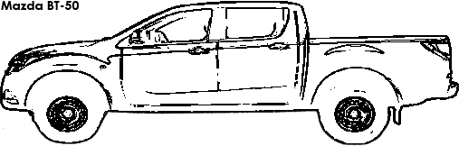 Mazda BT-50 coloring