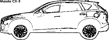 Mazda CX-5 coloring