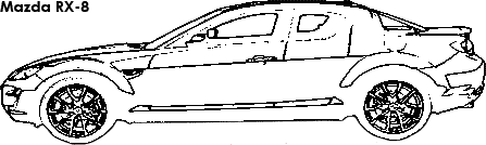 Mazda RX-8 coloring