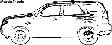 Mazda Tribute coloring