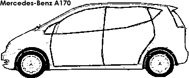 Mercedes-Benz A170 coloring