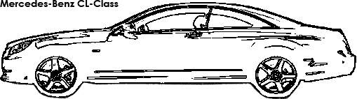 Mercedes-Benz CL-Class coloring