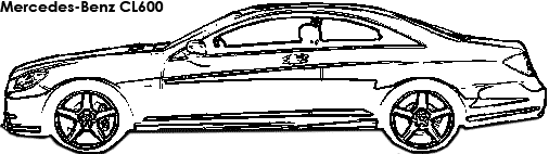 Mercedes-Benz CL600 coloring