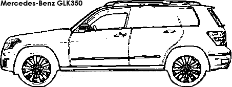 Mercedes-Benz GLK350 coloring