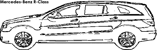 Mercedes-Benz R-Class coloring