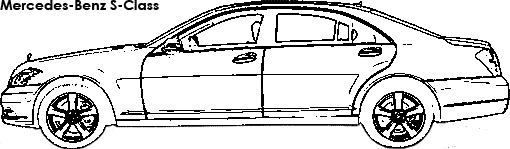 Mercedes-Benz S-Class coloring