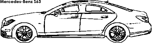 Mercedes-Benz S63 coloring