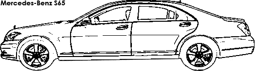 Mercedes-Benz S65 coloring