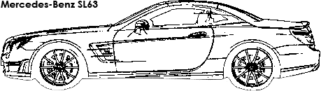 Mercedes-Benz SL63 coloring