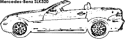 Mercedes-Benz SLK320 coloring