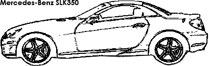 Mercedes-Benz SLK350 coloring