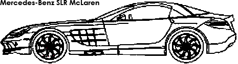 Mercedes-Benz SLR McLaren coloring