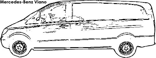 Mercedes-Benz Viano coloring