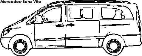 Mercedes-Benz Vito coloring