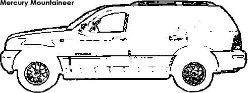 Mercury Mountaineer coloring