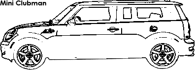 Mini Clubman coloring