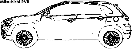 Mitsubishi RVR coloring