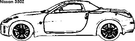 Nissan 350Z coloring
