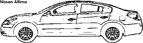 Nissan Altima coloring