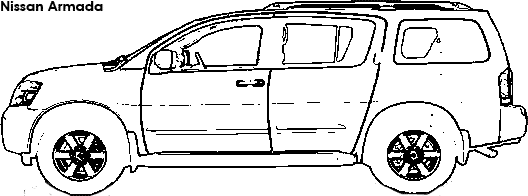 Nissan Armada coloring