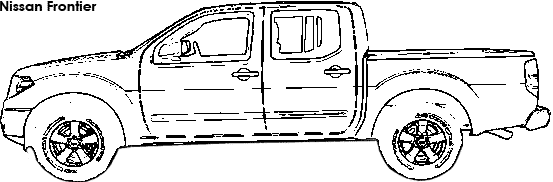 Nissan Frontier coloring