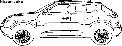 Nissan Juke coloring