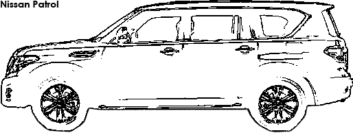 Nissan Patrol coloring