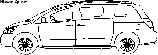 Nissan Quest coloring