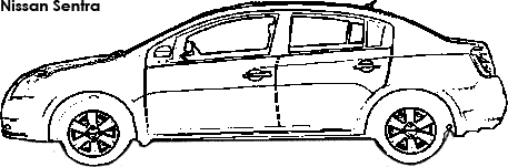 Nissan Sentra coloring