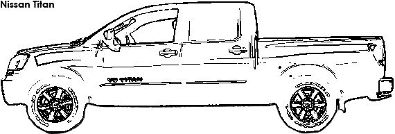 Nissan Titan coloring