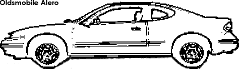 Oldsmobile Alero coloring