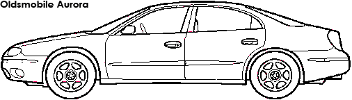 Oldsmobile Aurora coloring