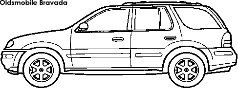 Oldsmobile Bravada coloring