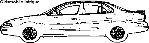 Oldsmobile Intrigue coloring