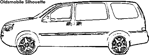 Oldsmobile Silhouette coloring