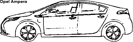 Opel Ampera coloring