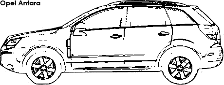 Opel Antara coloring
