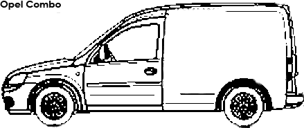 Opel Combo coloring
