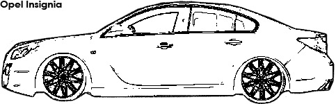 Opel Insignia coloring