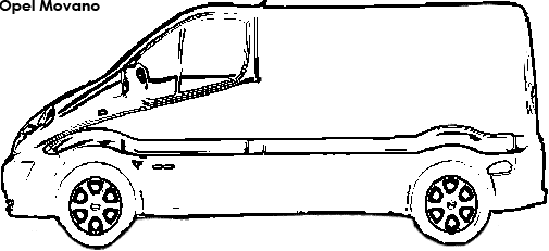 Opel Movano coloring