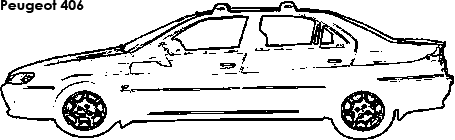 Peugeot 406 coloring