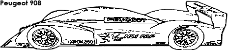 Peugeot 908 coloring